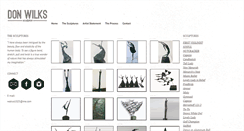 Desktop Screenshot of donwilkssculptor.com